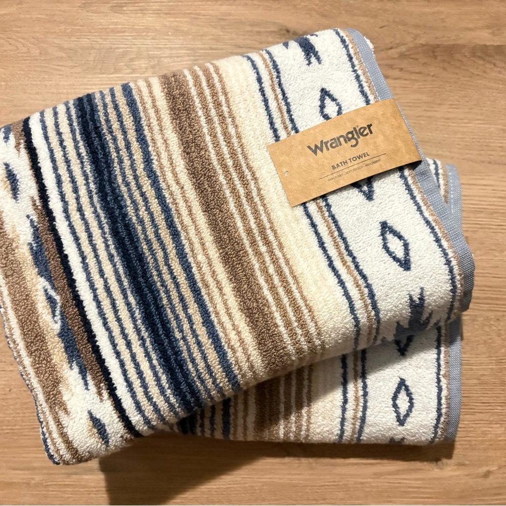 Wrangler Multicolor Striped Towel